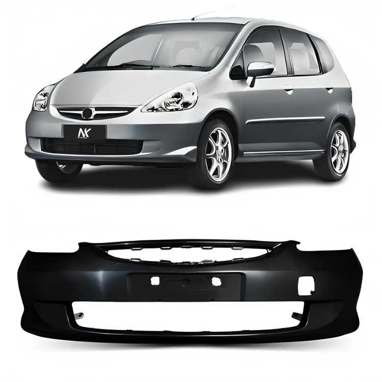 Parachoque Dianteiro Honda Fit 2006 2007 2008 Sem Furo Cobertura Envolvente Para-Choque