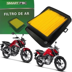 ELEMENTO FILTRO DE AR SMARTFOX HONDA CG TITAN FAN 125 150 160 2014-2025
