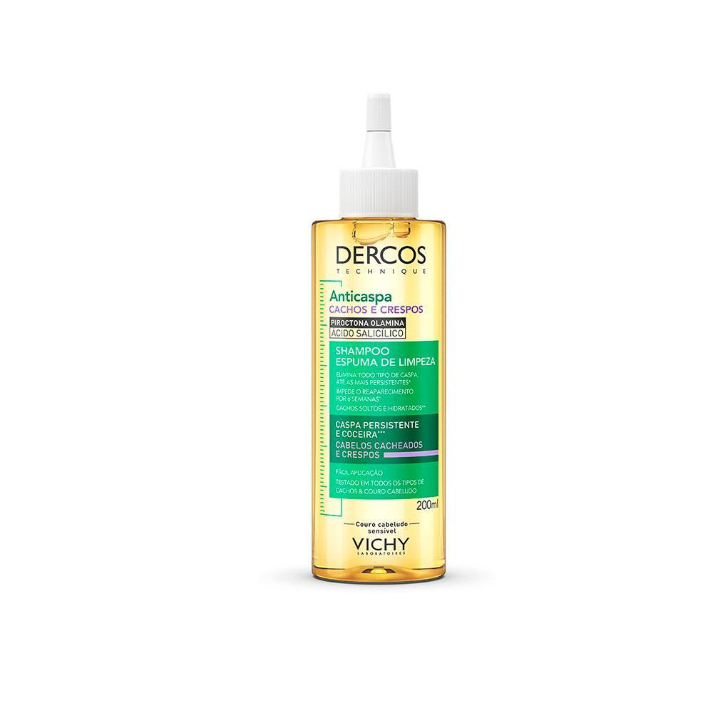 VICHY DERCOS ANTICASPA SHAMPOO ESPUMA LIMPEZA 200ML