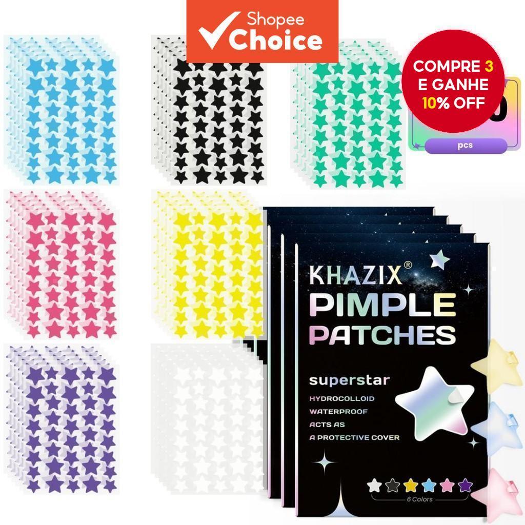 Adesivos De Estrela Para Espinhas, 1400 Unidades De Adesivos Hidrocolóides Com Cobertura Absorvente E Tea Tree