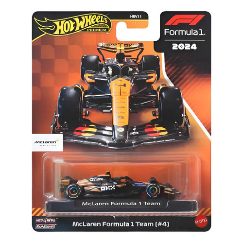 Hot Wheels F1 Mattel Original Carrinho Mclaren Colecionável Mclaren Formula 1