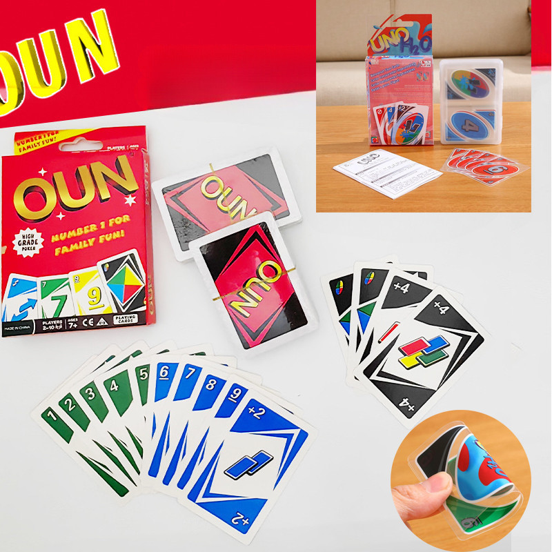 UNO H2O Jogo Transparente À Prova D'água , Jogos De Brinquedos Divertidos Para A Família em Oferta na Shopee