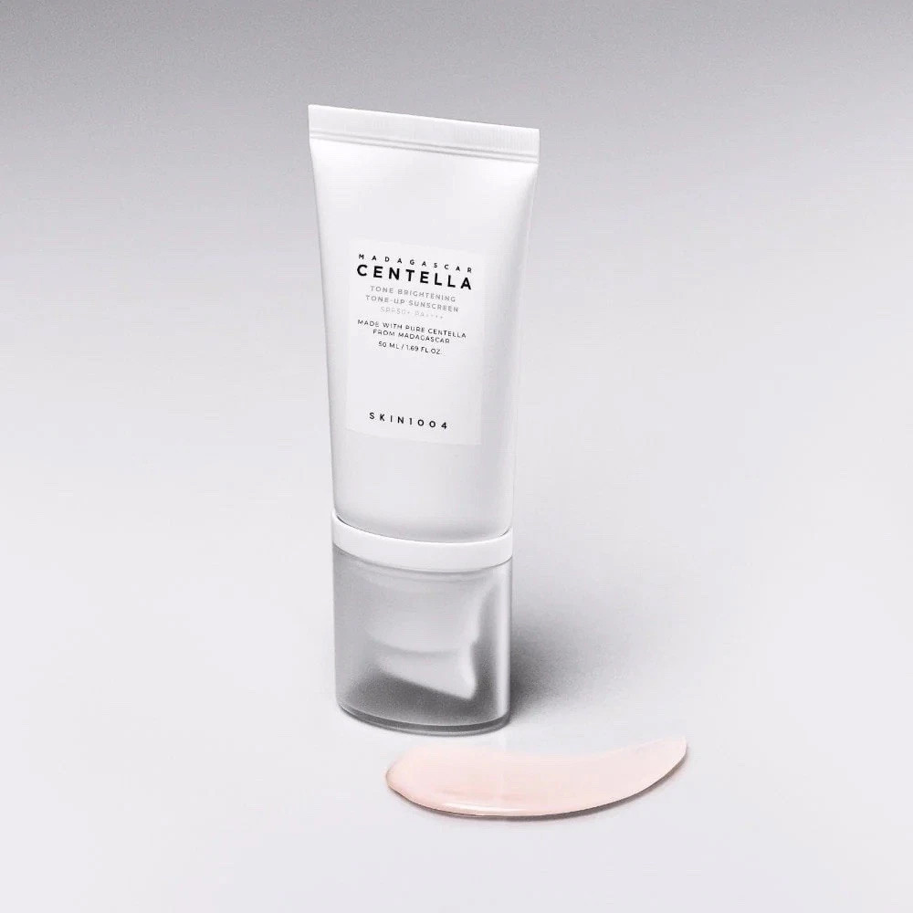 skin1004 madagascar tone brightening tone up sunscreen solar protetor SPF50+ PA++++ 50ml — imagem 2 de 2