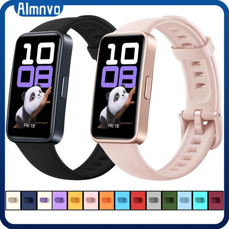 Pulseira Strap De Silicone Para Relógio Smartwatch Huawei Band 10 9 8 7 6/NFC/ 6 Pro/Honor Band 6 7 Band Acessórios em Oferta na Shopee