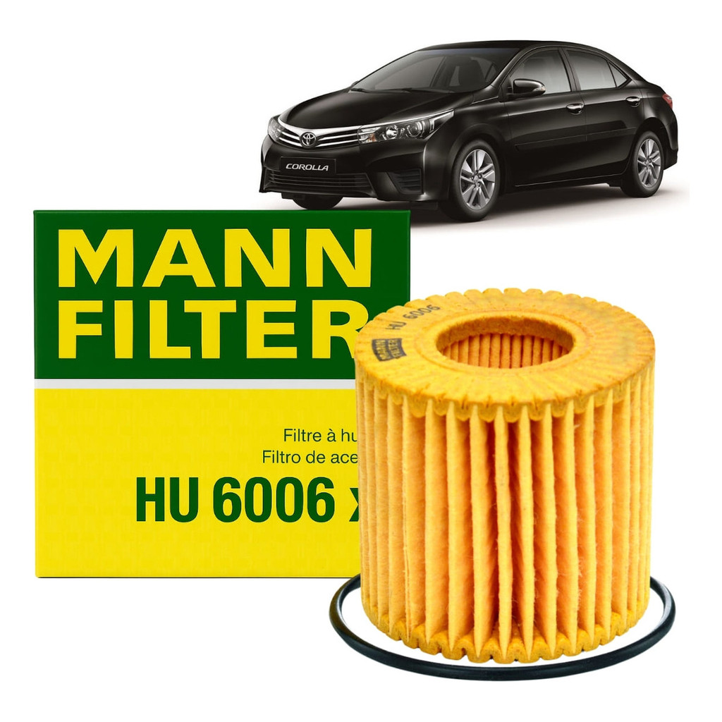 Filtro Óleo Lubrificante Toyota Corolla / Rav4 / Prius 1.8 / 2.0 - 2011 em diante - Altis / XEI / XRS / GLI / Hybri