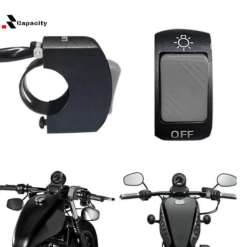 Capacidade Guiador Da Motocicleta 12V Interruptor Farol Nevoeiro Lâmpada Chifre Ligar/Desligar Starter Matar Botão À Pro