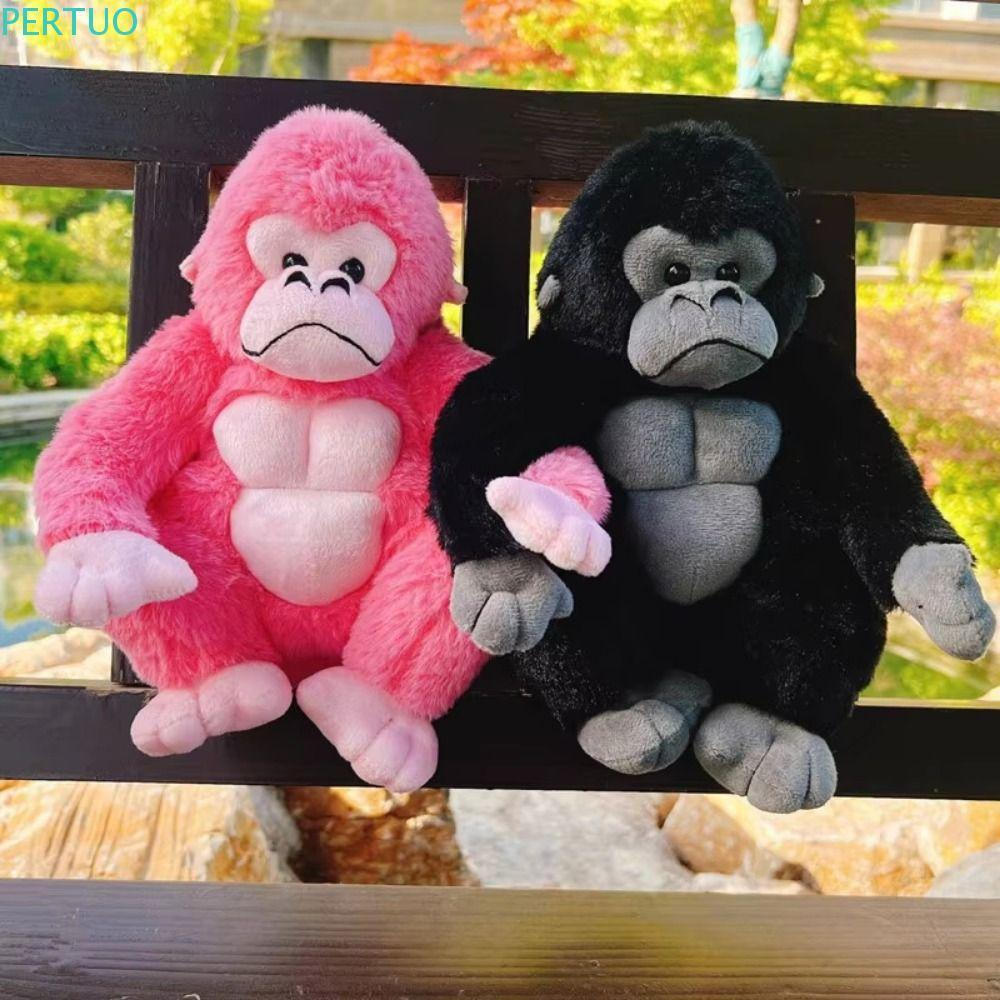 PORTSOUTLET Gorila Brinquedo De Pelúcia , Travesseiro Brinquedos Chimpanzé Orangotango Boneca Recheada , Animal Macaco