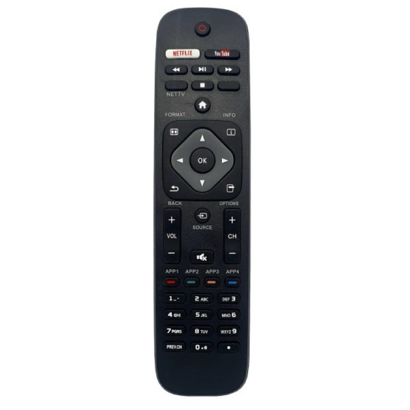 8075 Controle Remoto Compatível para Tv Philips Smart 43pfg5100/78 48pfg5100/78