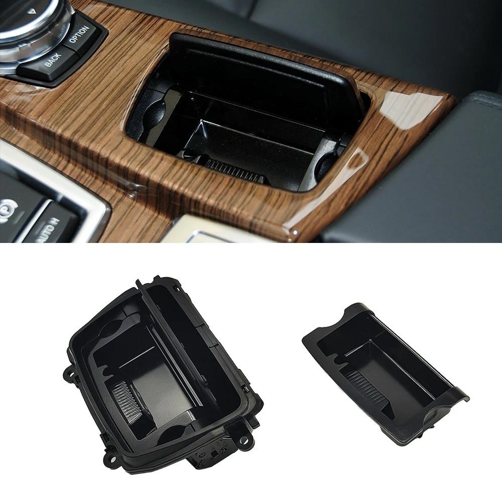 Nova Caixa De Montagem Do Cinzeiro Console Central De Plástico Preto Apto Para Bmw Série 5 F10 F11 520 525 528 530 535 5