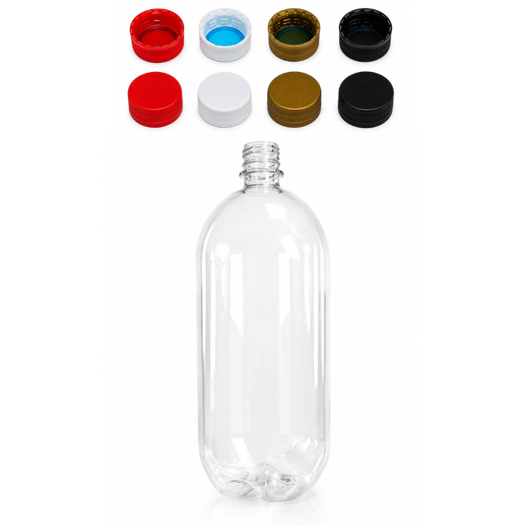Kit 10 Garrafa Pet 1,5 Litro Growler Petaloide Cristal Lisa Plastica Kombucha Artezanal
