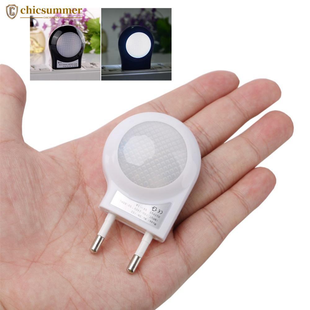 CHICSUMMER Mini LED Caracol Luz Noturna Auto Lâmpada Sensor De Embutida De Controle De Parede Para Bebê Crianças Quarto
