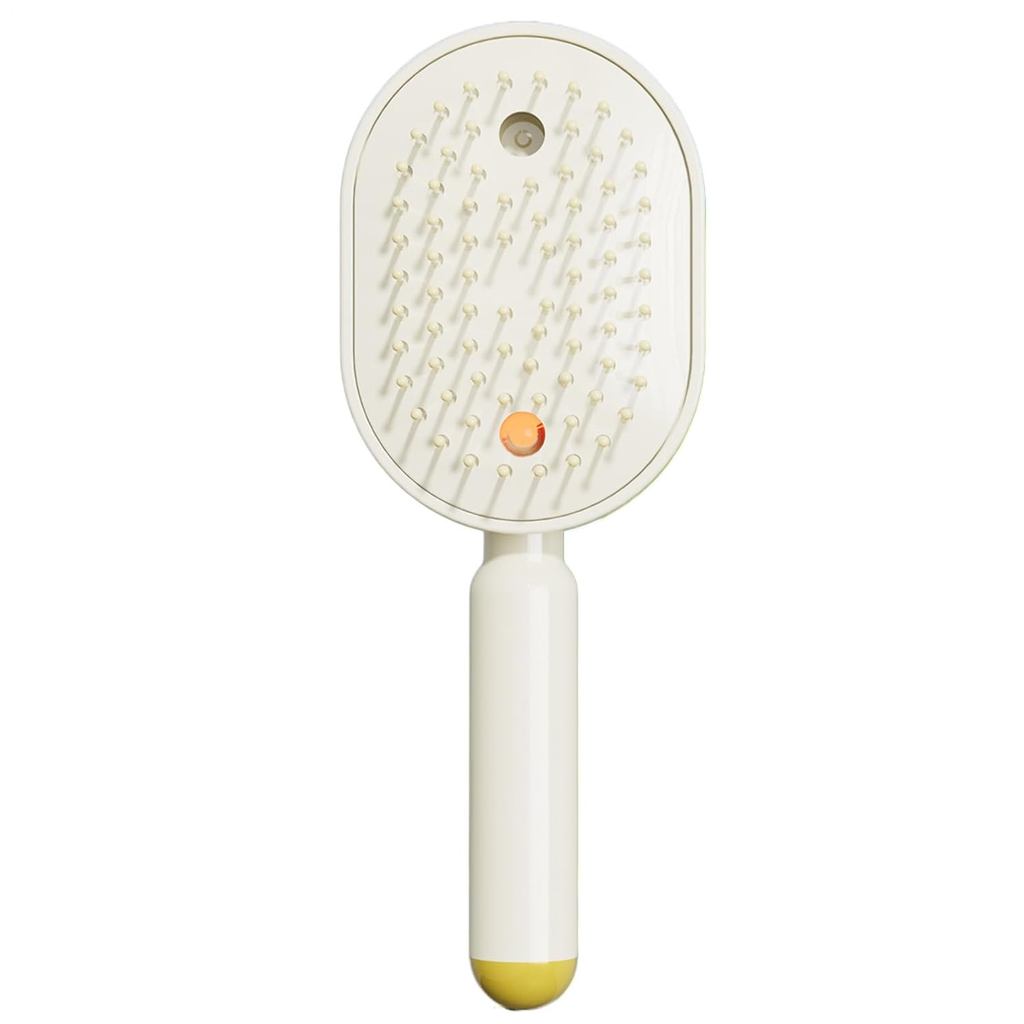 Escova de Cabelo Iônica com Spray de Hidratação, Cuidado Profundo para Fios, Tamanho de Viagem Uso Diário