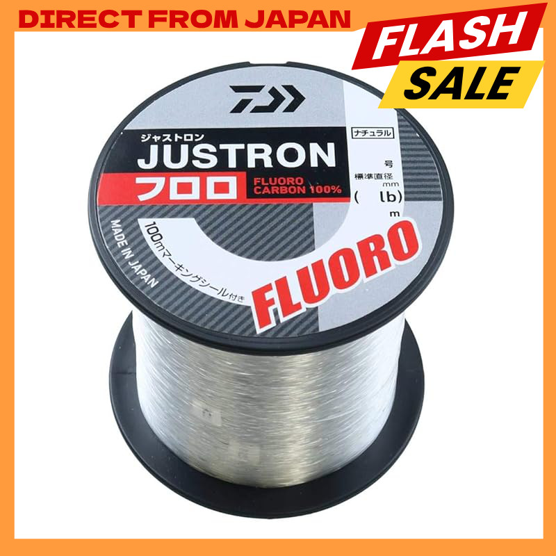 DAIWA Justron Fluorocarbon Line - 300m (Various Diameters)【Direct from Japan】
