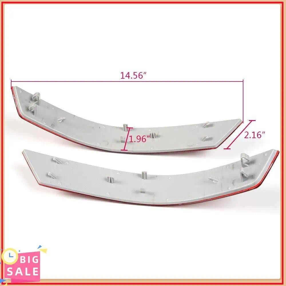 Lente Refletora De Luz Vermelha Exclusiva Do Para-Choque Traseiro Mercedes-Benz ML-Class W164 ML320 ML350 5501648200374