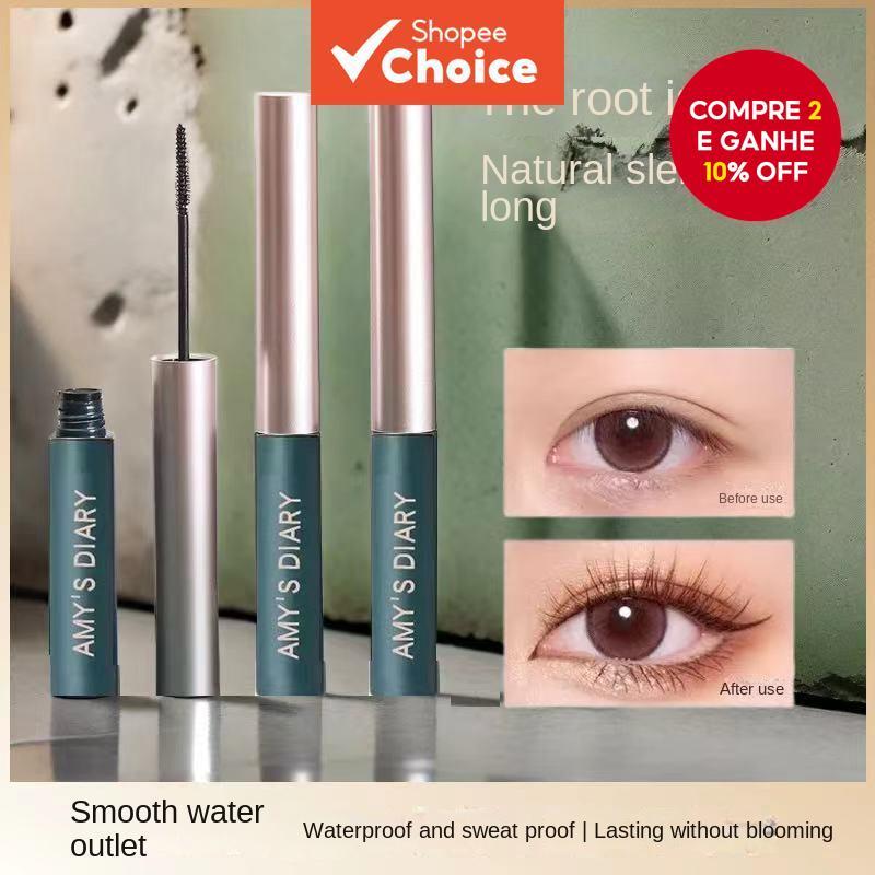 Maquiagem De Rímel Ultrafina E Espessa Natural De Longa Duração