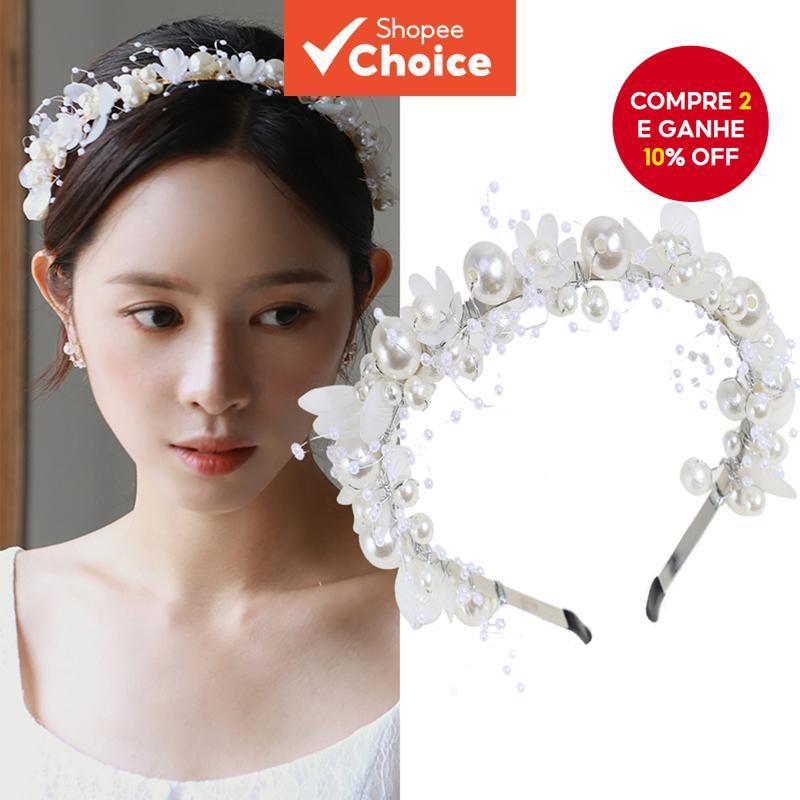 1 Peça Faixa De Cabeça Coroa De Fada Dourada – Videira Floral De Cabelo De Princesa (Estilo JPN/KOR) em Oferta na Shopee