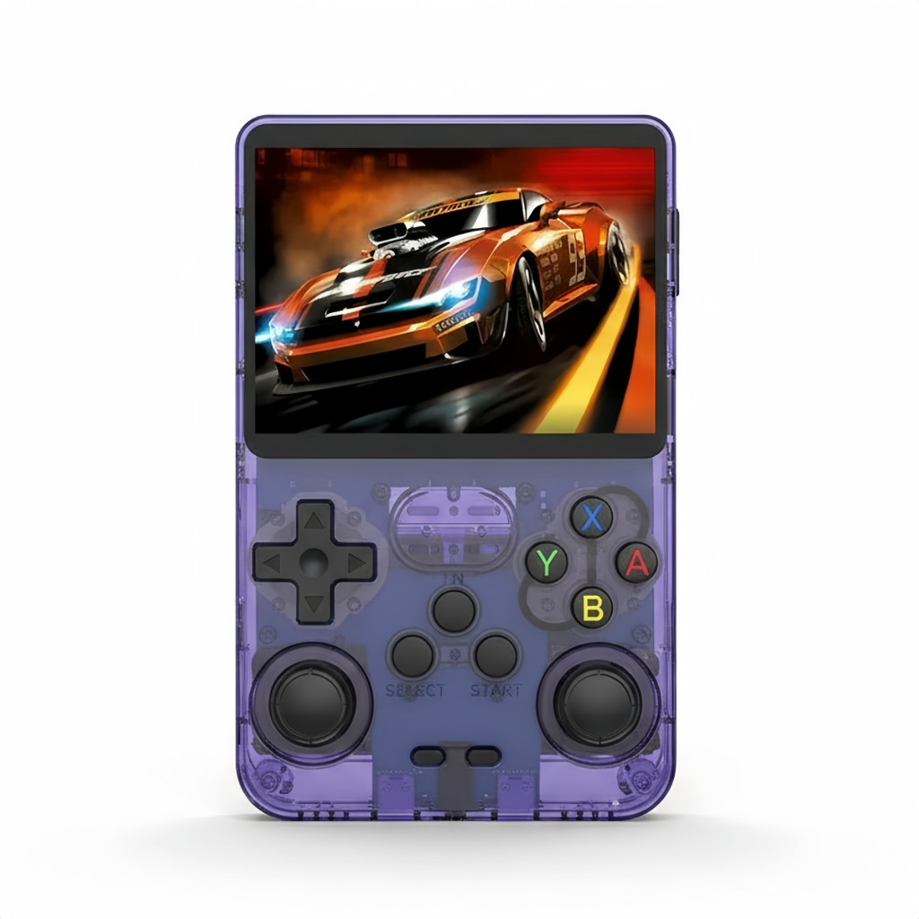 Console R36S Portátil Retro 64GB 15000 Jogos Tela IPS 3.5” Emulador Avançado Com Dois Joysticks
