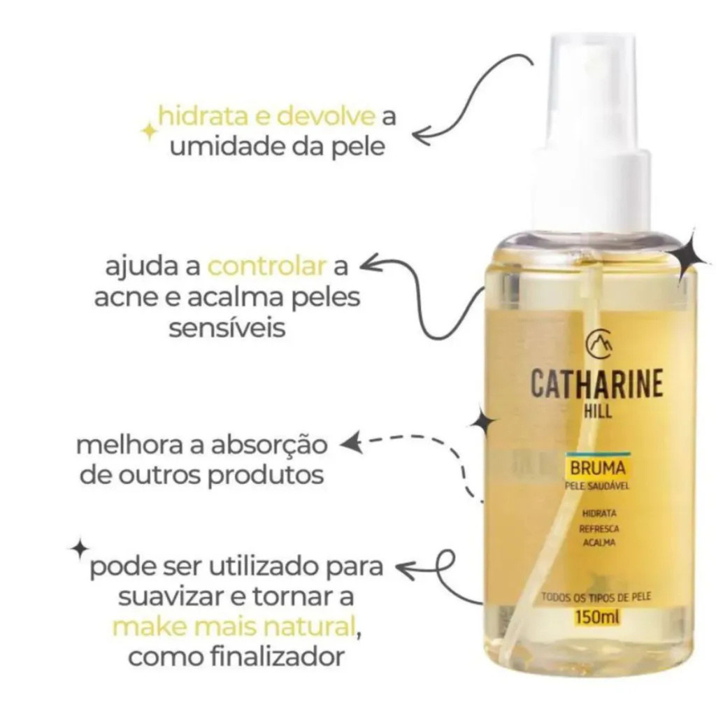 BRUMA HIDRATANTE SELF CARE CATHARINE HILL COM FIXAÇÃO PROLONGADA E EFEITO RADIANTE