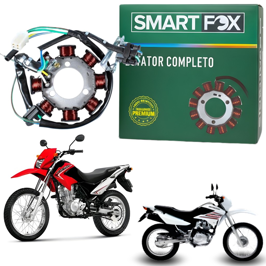 ESTATOR BOBINA MAGNETO PULSO COMPLETO SMARTFOX HONDA NXR BROS 125 150 2003-2005 OHC ES ESD KS