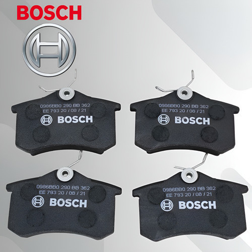 Pastilha Freio Traseira Original Bosch Polo Virtus Nivus T-cross 1.0 1.4 tsi 2018 19 2020 2021 22 23 em Oferta na Shopee
