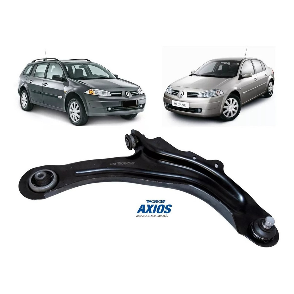 Bandeja Dianteira Esquerda Megane 2006 A 2012 Com Pivo Axios