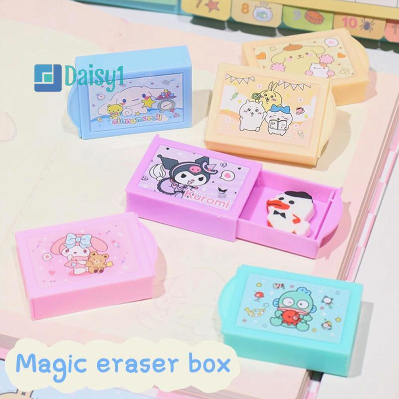 Daisy1 Kawaii Sanrio Magic Eraser Anime Kuromi My Melody Cinnamoroll Estudantes De Borracha Criativos Alter E Apagar Con