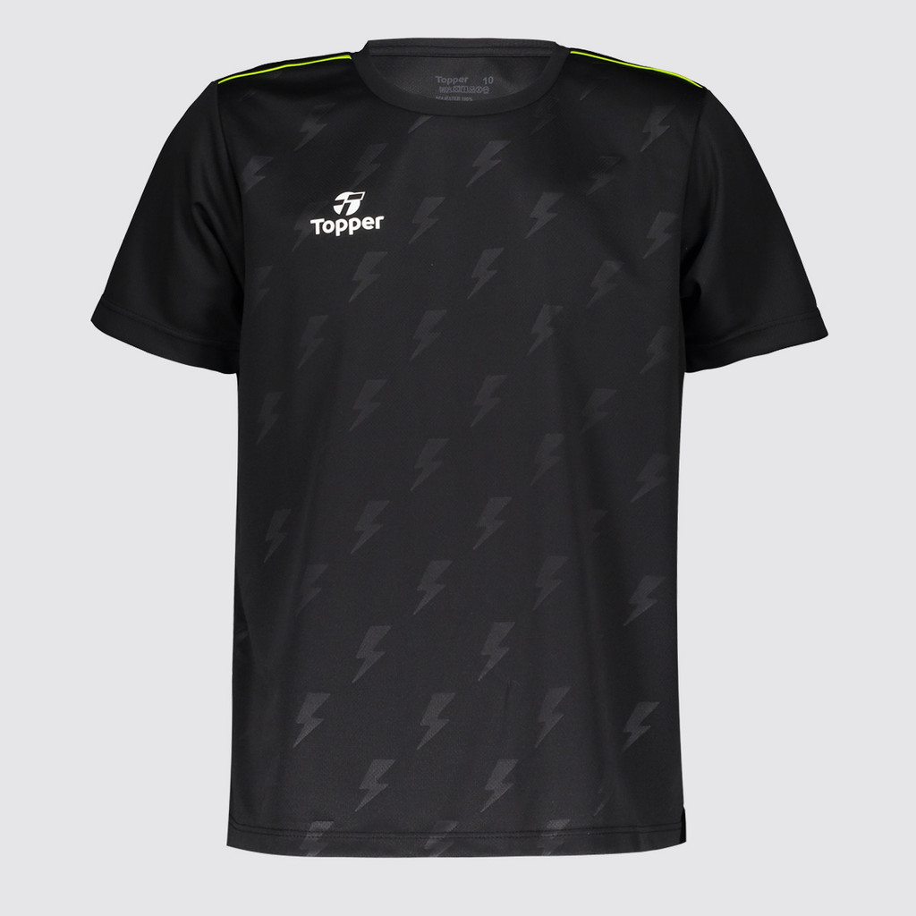 Camiseta Topper Thunder Juvenil Preta em Oferta na Shopee
