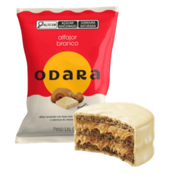 ALFAJOR BRANCO ODARA 65g