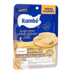 Itambé Queijo Minas Padrão Fatiado 150g