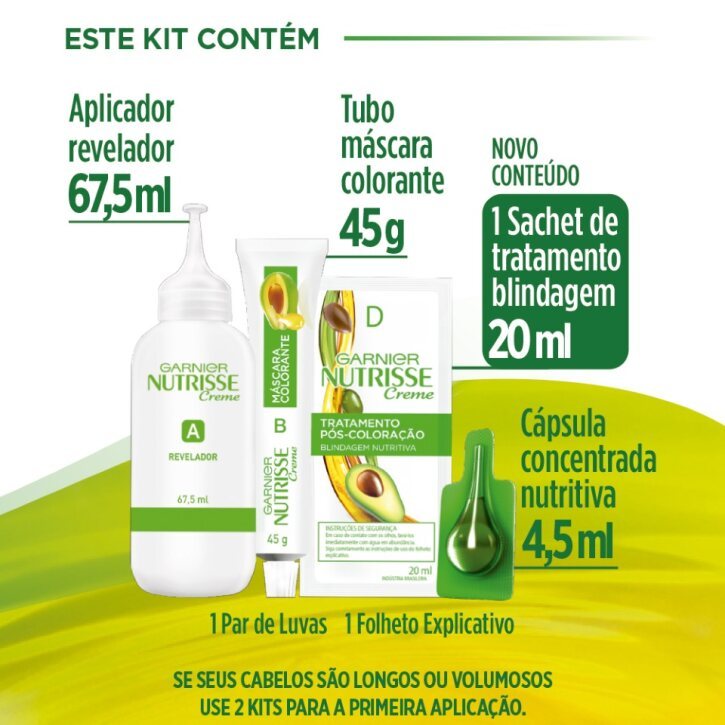 Detalhes do Tintura Nutrisse Creme Louro Paixão Nacional 81