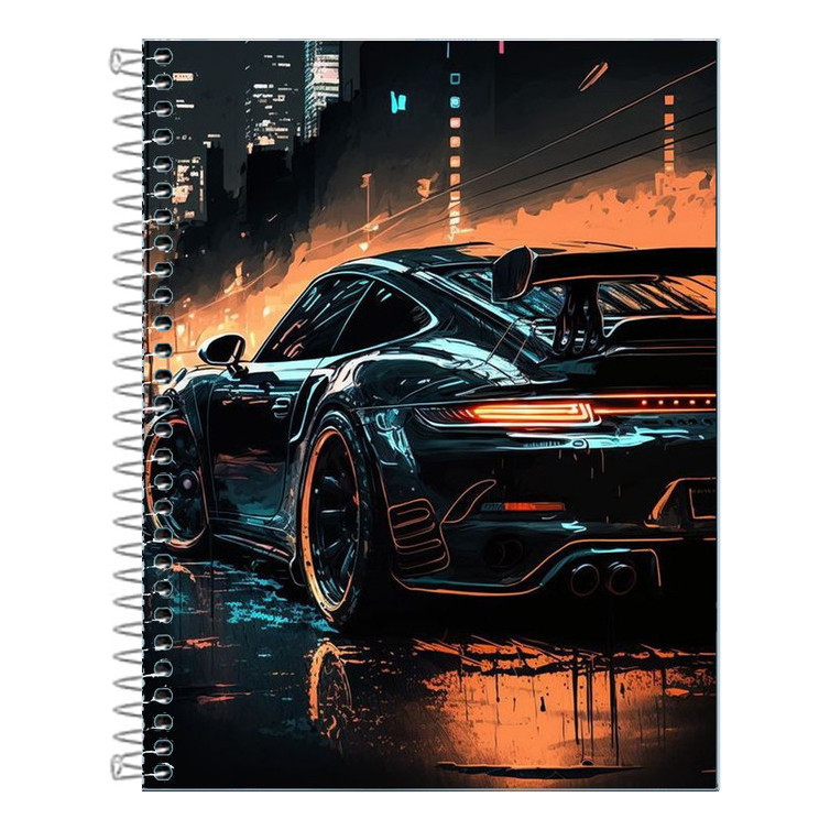 Caderno   Porsche 10 Matérias 160 Folhas