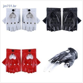 Luvas sem Dedos Feitas de Couro PU para Motociclistas / Motocicleta / Luvas sem Dedos para Homens