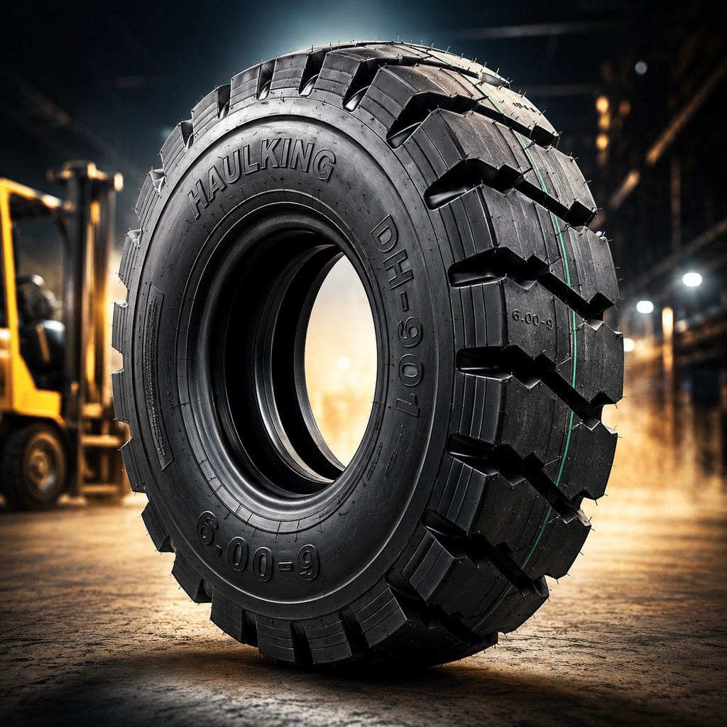 Pneu 6.00-9 10 Lonas Com Câmara e Protetor Para Empilhadeira Hyster Yale Toyota