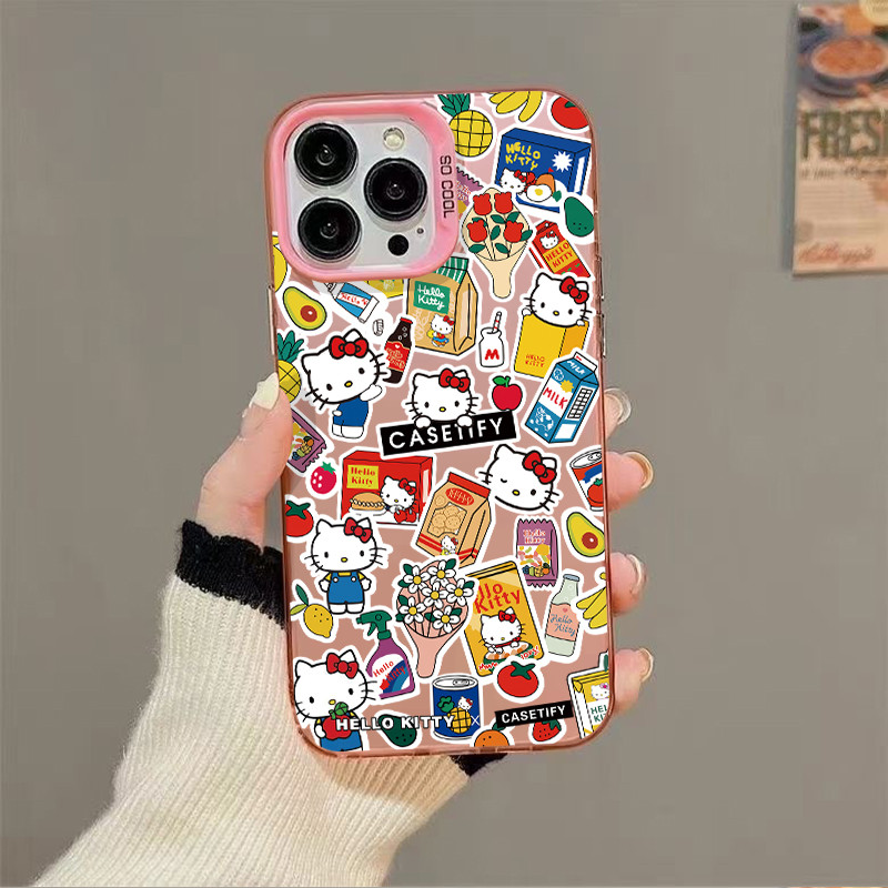 Capa Samsung Linha A Hello Kitty Stickers Samsung galaxy A06/A07/A14/A15/A16/A17/A24/A26/A35/A52/A53/A54/A55/A71/A72