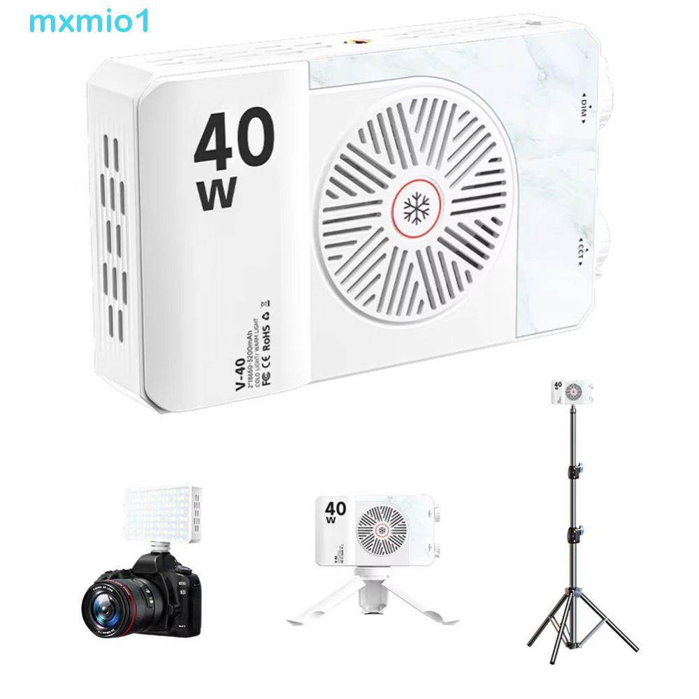 Luz De Câmera LED MXMIO1 , Mini Lâmpada De Vídeo 40W 2800-9000K , Preenchimento Portátil CRI/TLCI 90 +