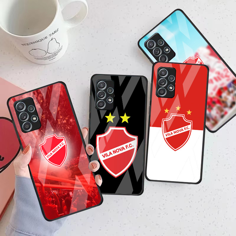 Vila Nova fc Vidro Caso De Telefone Para Samsung Galaxy A16 A15 A25 A35 A55 A53 A54 A34 A14 A32 A52 4G 5G Capa A56 A54