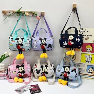 Desenhos animados lona ombro pequeno saco feminino 2020 novo estilo moda All-Match bolsa de ombro menina moda Cross-corp