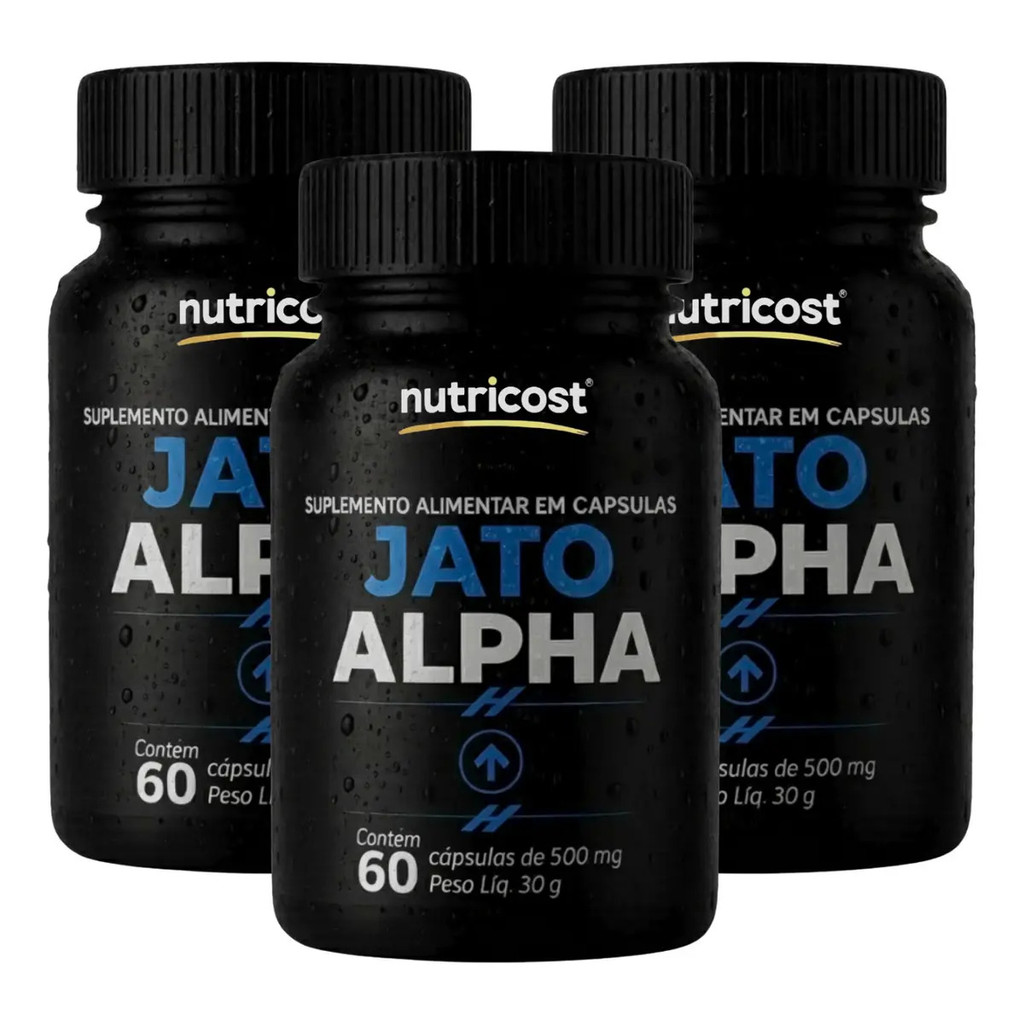 Jato Alpha Suplemento Alimentar Em Capsulas 2 Potes