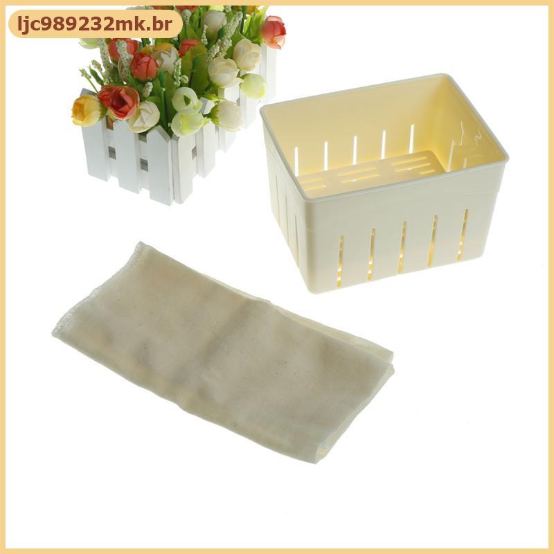 [MYBR] Kit De Molde Para Prensa De Tofu + Pano De Queijo DIY Conjunto De Ferramentas De Cozinha De Prensagem De Soja [WE