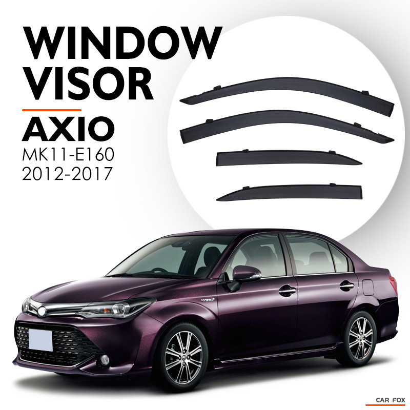 Adequado para Toyota corolla axio viseira de sol à prova de chuva corolla axio viseira da janela pronto estoque alta qua