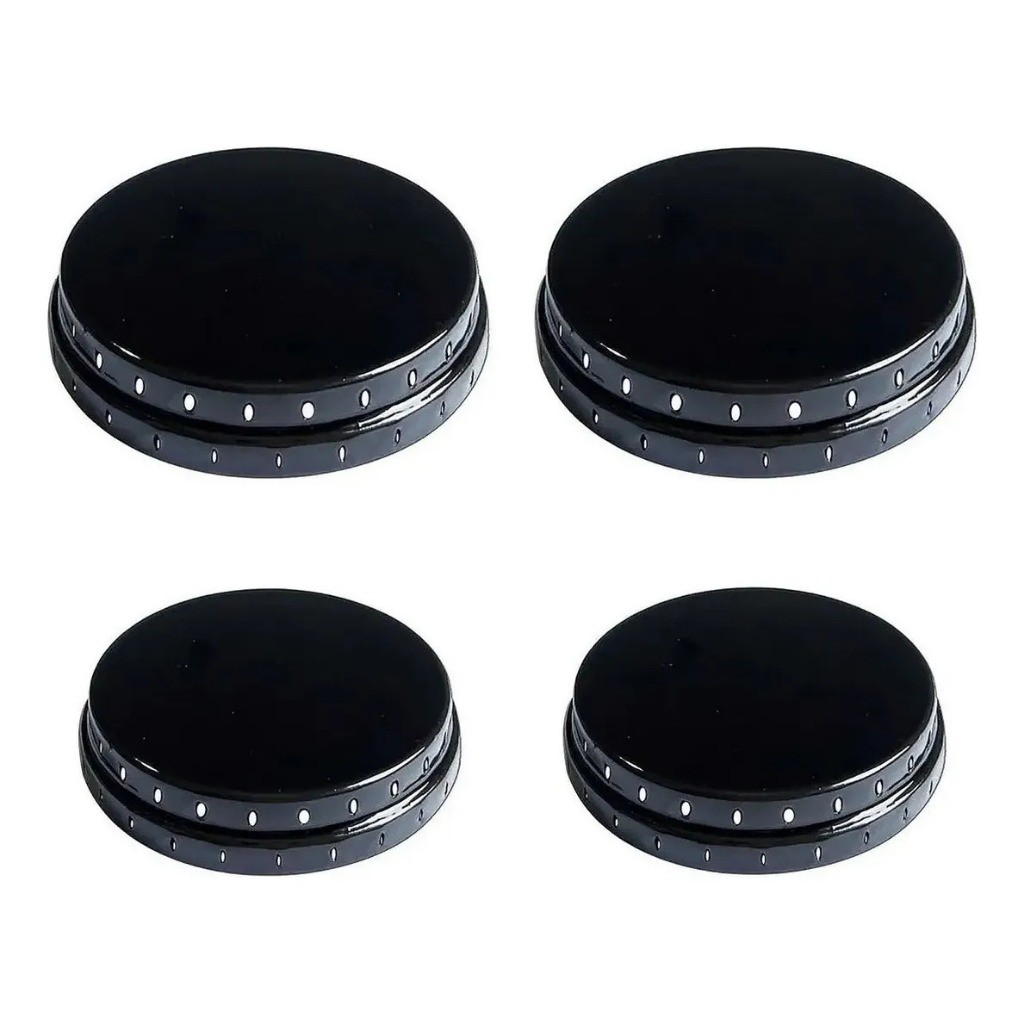 Kit 4 Tampas Para Fogão Esmaltec Ágata Bali Veneza Caribe