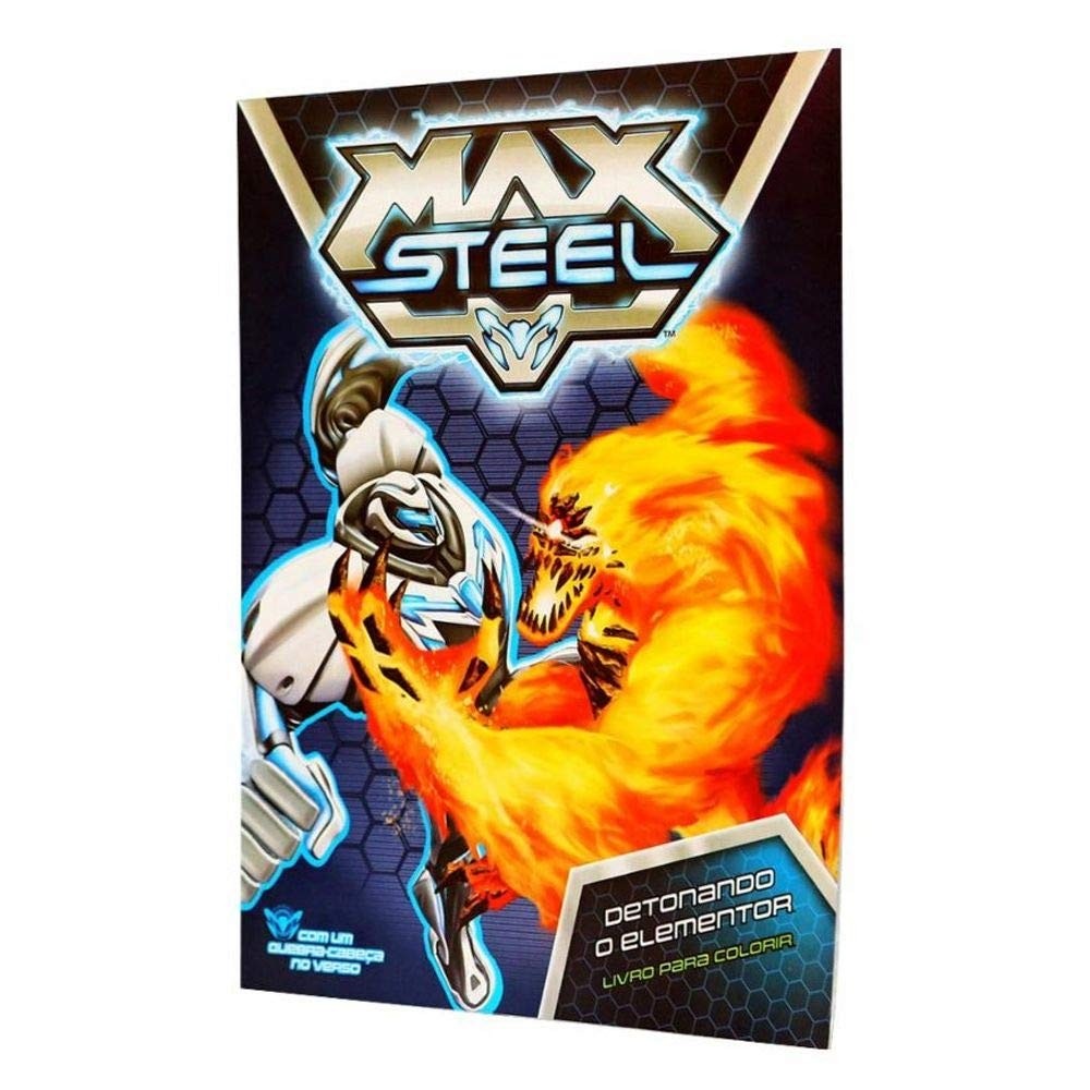 Max Steel - Detonando o elementor: Livro para colorir autor ciranda