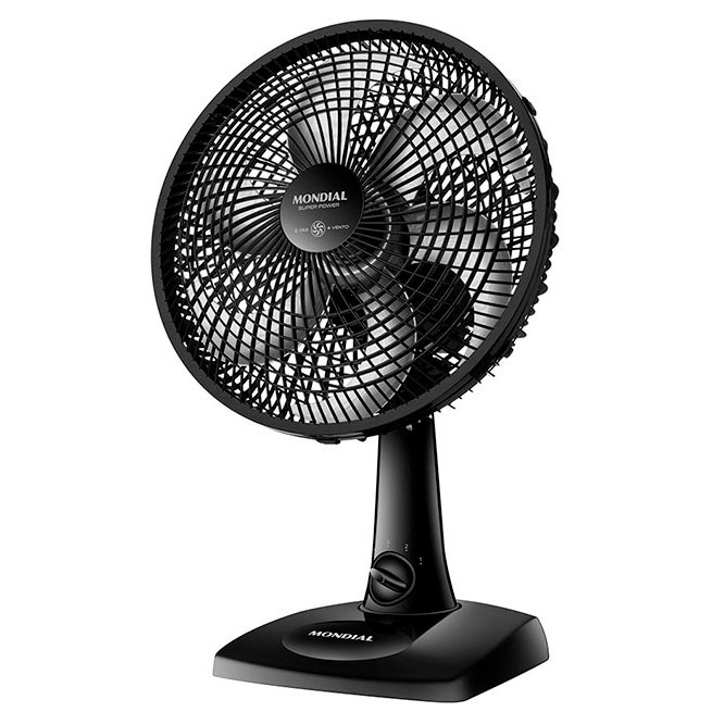 Ventilador de Mesa Super Power 30cm Preto - Mondial