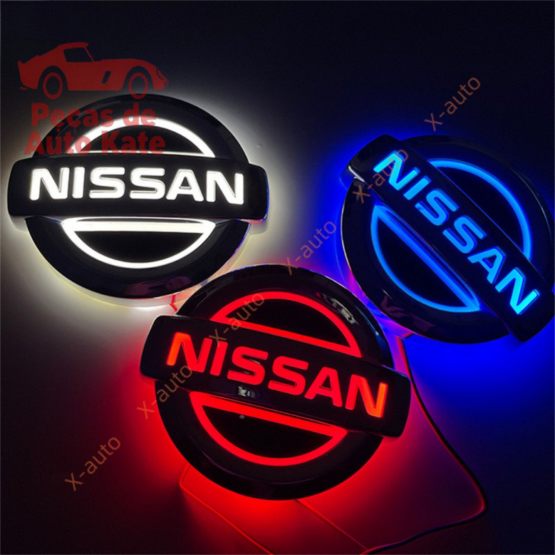 Emblema LED para Carro Nissan 5D - Adequado para Frente ou Traseira - Substitui o Logo Original do Carro Tiida USQO