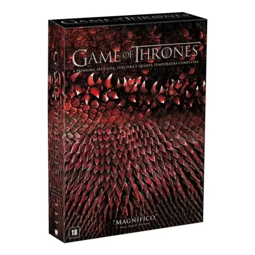 Game Of Thrones Série Completa 1-4 Temporadas 20 Discos Dvd Hbo