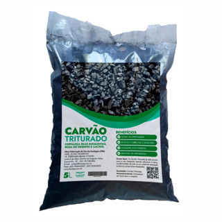 Carvão Vegetal Triturado Premium Para Plantas Diversas Selecionado e Peneirado Vários Tamanhos em Oferta na Shopee