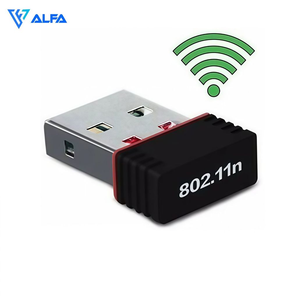 Adaptador USB Wi-Fi Mini Nano 802.11n | Receptor Sem Fio para Computador e Notebook em Oferta na Shopee