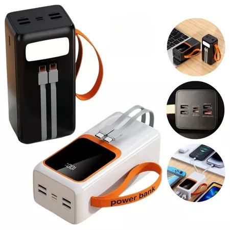 Carregador Portátil 50000mAh Turbo Fast Power Bank Grande Display Digital ME27