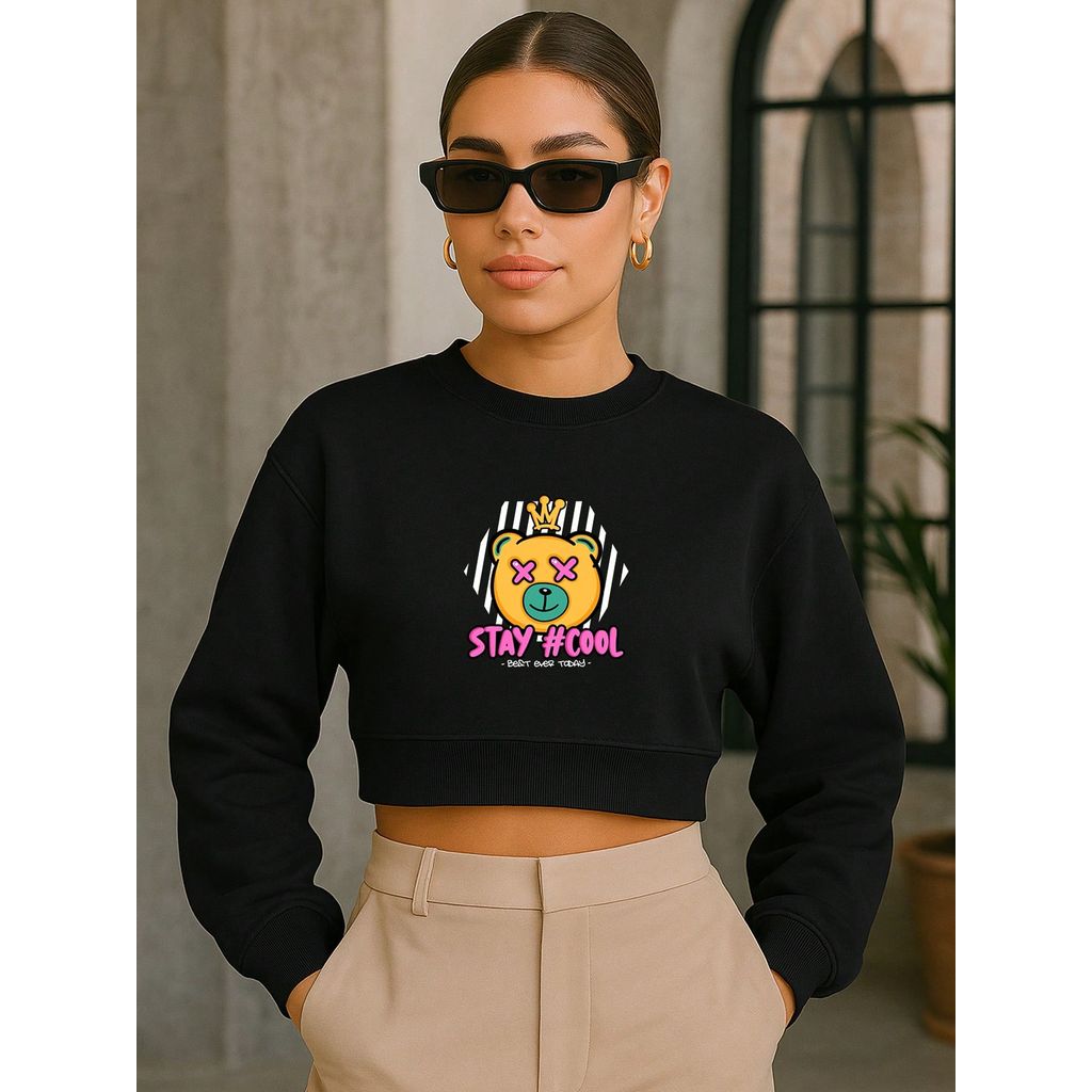 Cropped Moletom Feminino Best Ever Today Streetwear Street Urban Fofo Tumblr Estiloso Várias Cores