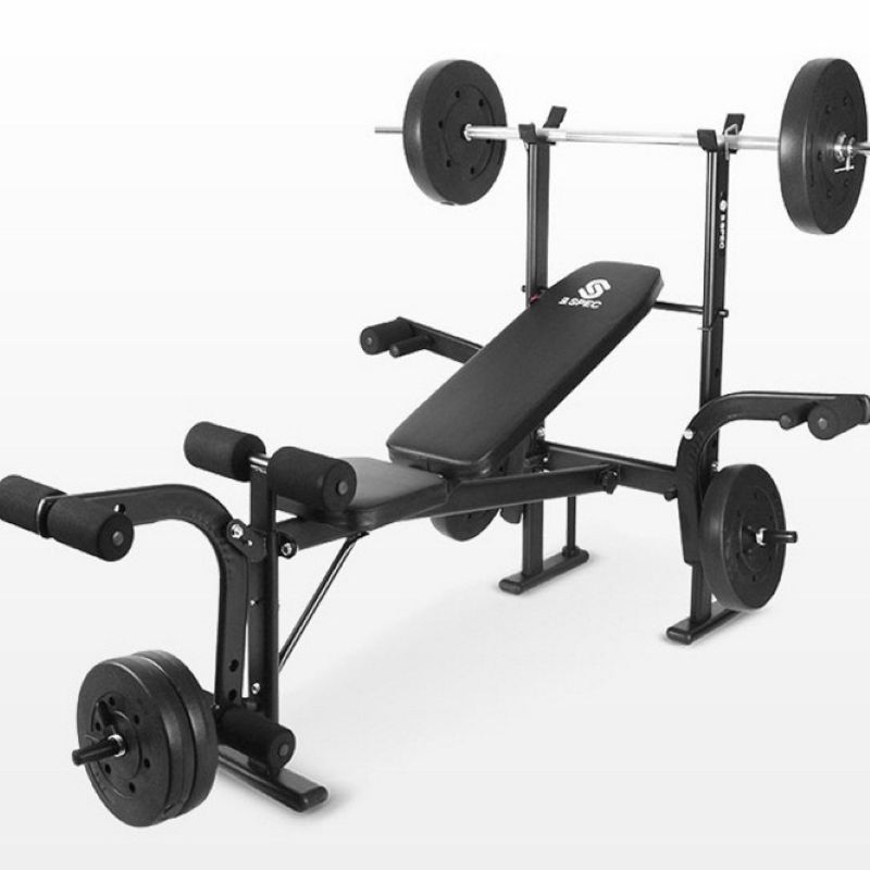 Banco Supino Compacto para Casa, Estação de Musculação Multiuso Ideal para Treino Diário de Força
